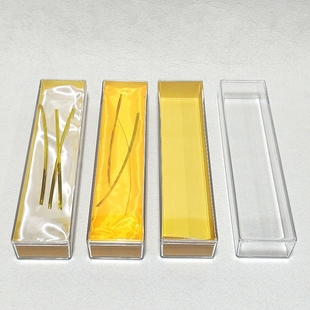 长条形状亚克力透明盒手串礼盒海马海龙参茸新鲜人参包装订制长盒