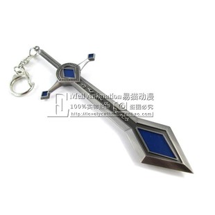 撸啊撸 审判天使 银白审判 女武神 钥匙扣 刀扣 挂件 吊坠