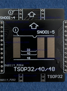 TSOP32-DIP32 通用 贴片 适配器 等同于 CNV-TSOP-EP1M32 电路