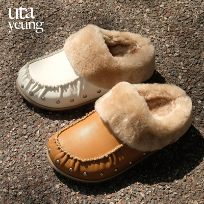 羊毛冬日小暖炉设计师半拖