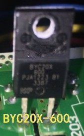 【昇發电子】原字进口拆机 BYC20X-600 BYC20X600 整流二极管