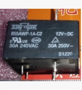 〖昇發电子〗空调12V继电器 855AWP-1A-C2 12VDC 30A触点一组常开