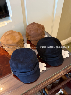 型四色复古百搭平顶帽报童帽女秋冬博主同款 GingerMilk新品 好版