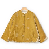 衣长60起 刺绣丝绒外套WT3150 小李不讲李呀 新中式