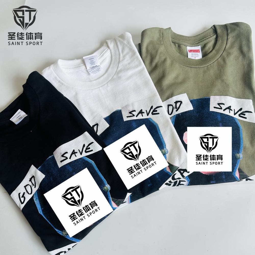 SupremeGodSaveUs恶搞短袖图片