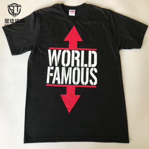 Supreme英文世界有名短袖
