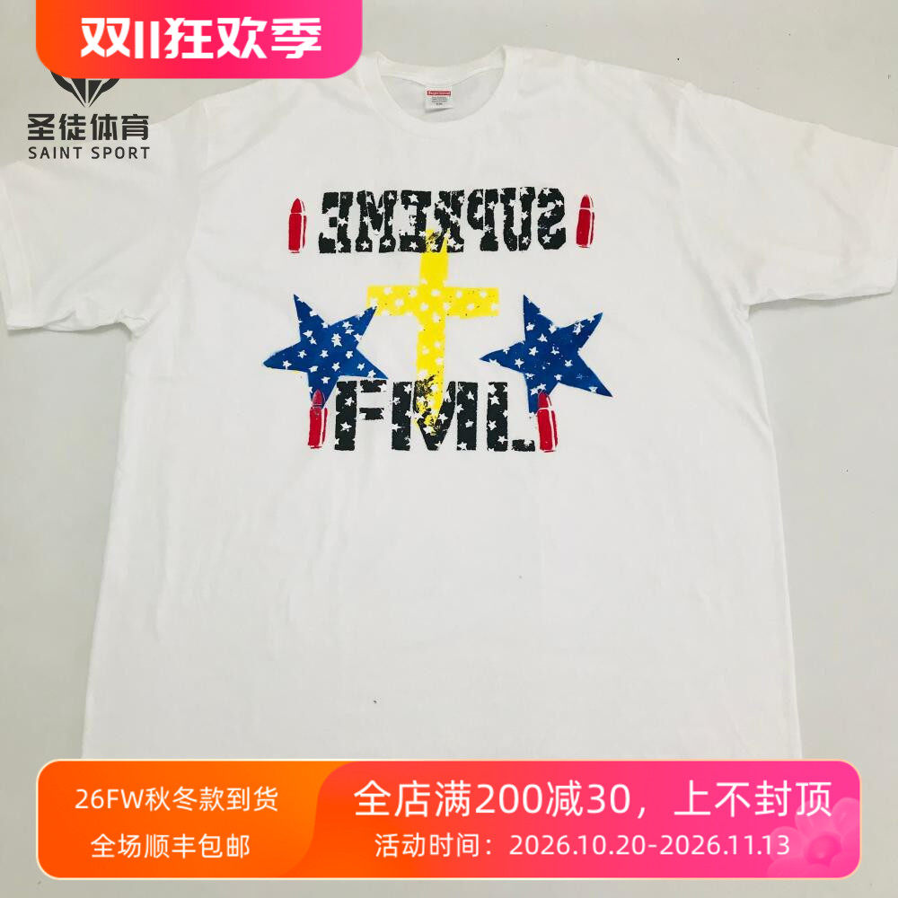 SupremeFML卡通logo短袖