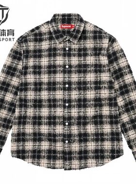 SupremeFrayedShirt格纹衬衫