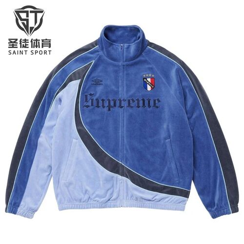 SupremeUmbro丝绒夹克