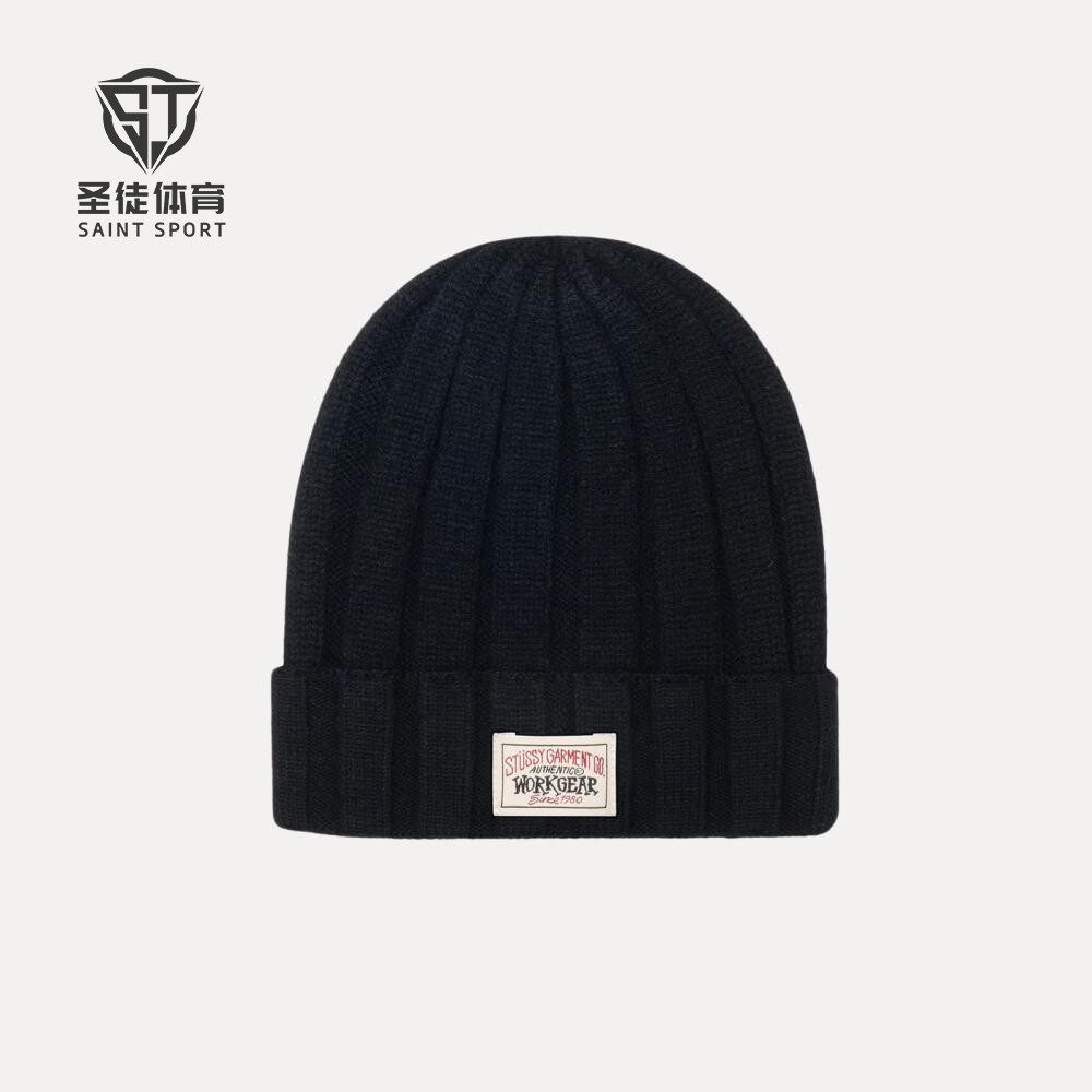 StussyCuffBeanie标签毛线帽