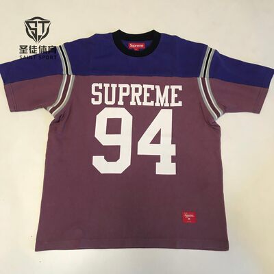Supreme94拼色足球短袖