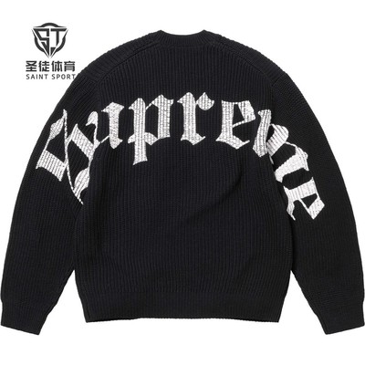 Supreme背后Logo毛衣