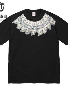 正品 Supreme 26SS MM6 马吉拉联名 Money 美元美金 S/S Top短袖