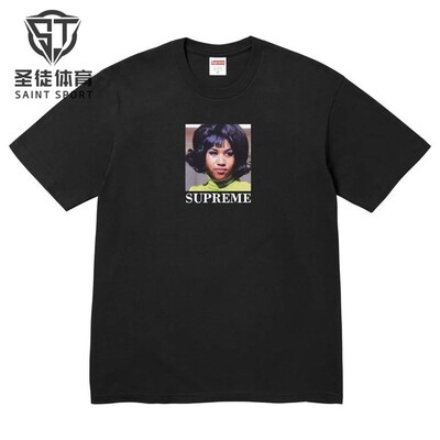 SupremeArethaTee人物照片短袖
