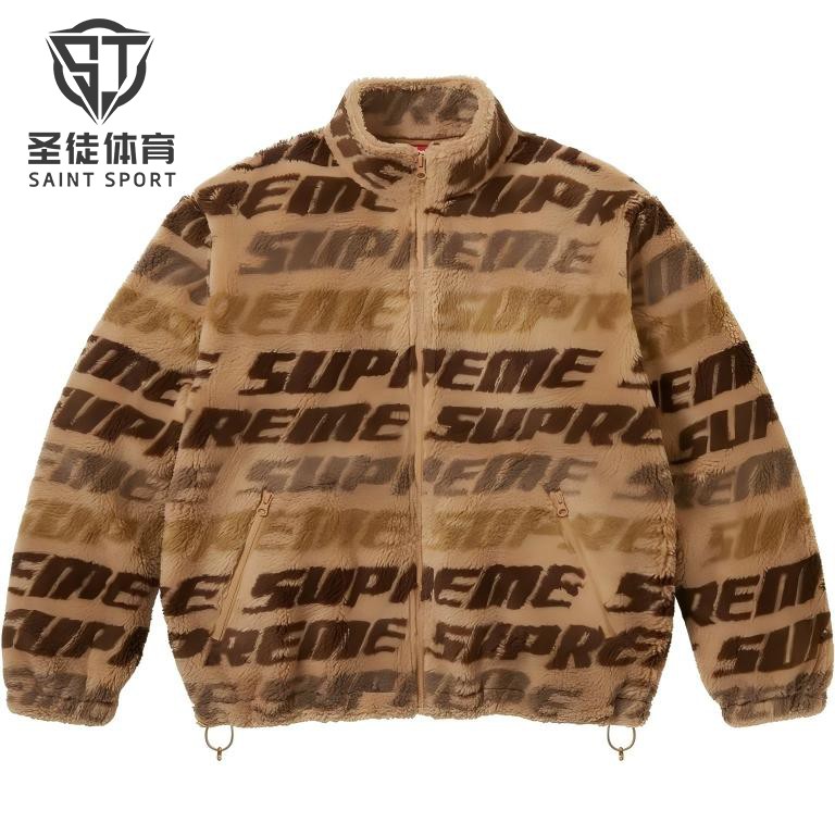 Supreme弹幕摇粒绒夹克