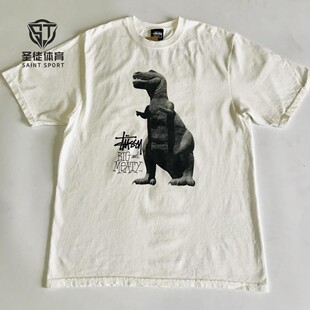 现货正品 Stussy 25SS Big Meaty Tee 恐龙 霸王龙 短袖T恤