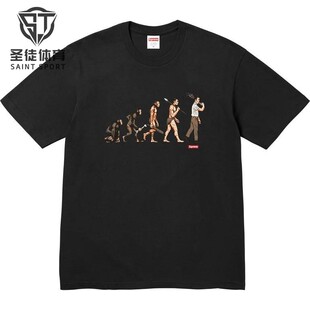正品 Supreme 26SS Evolution Tee 人类演变 进化 短袖T恤