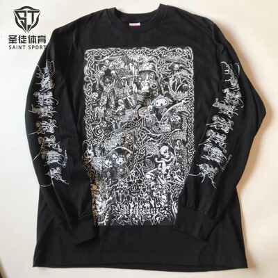 SupremeWombat袋熊花臂长袖