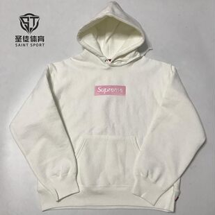 现货正品 Supreme 25FW Box Logo Hooded 刺绣Bogo经典款连帽卫衣