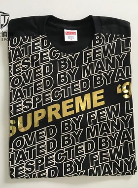 断码 正品 Supreme 22SS Respected AL Green 模特 Kil 面具 短袖