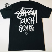 现货正品 Stussy 24SS Tough Gear Tee 背后Logo 涂鸦 短袖T恤