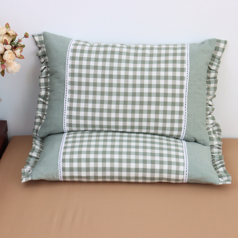 纯棉枕套全棉枕头套带枕芯套简约加密加厚透气不漏壳学生成人家用,床上用品,枕套,淘宝优惠券,粉丝福利购,淘宝优惠卷