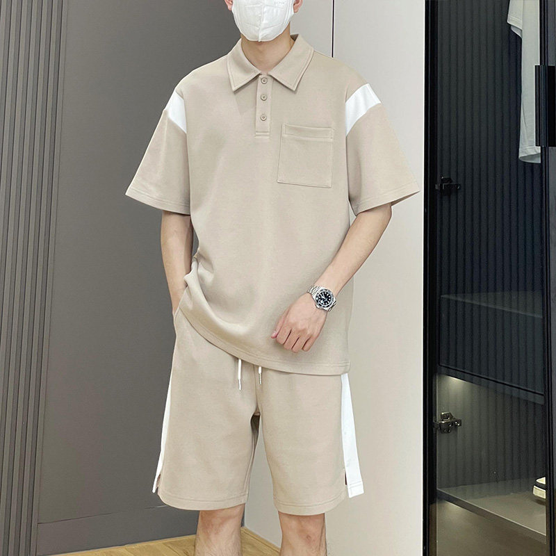 潮牌套装短袖T恤夏季新品