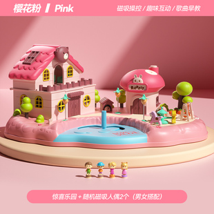 女孩过家家玩具3儿童益智公主娃娃屋兼容pollypocket新年生日礼物