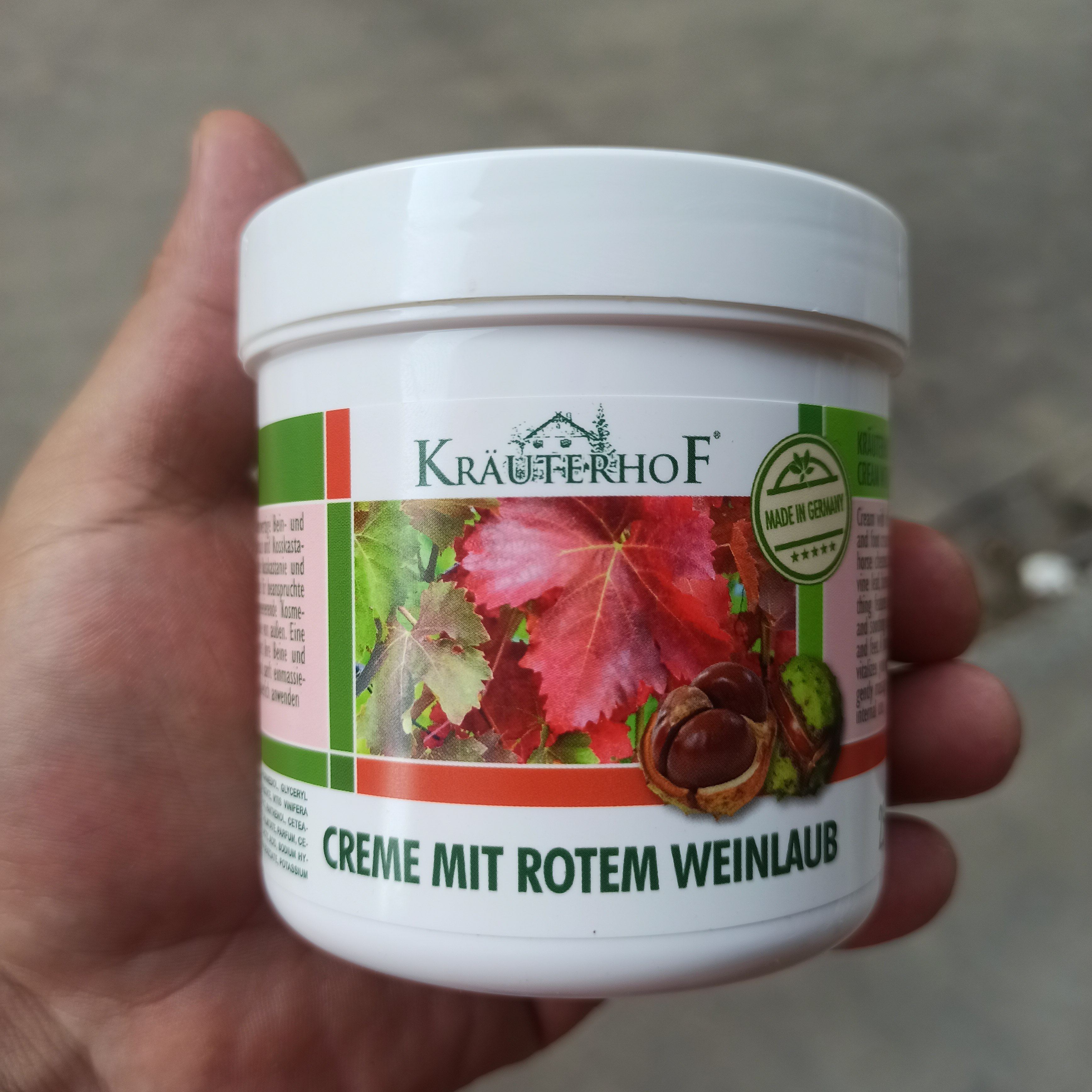 德国马膏七叶庄园护腿霜腿部舒缓凝胶静脉筋脉按摩膏静脉曲张药膏