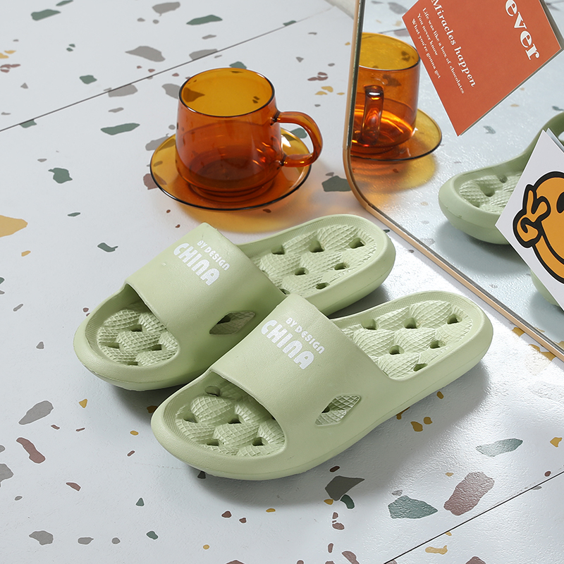 浴室拖鞋女夏季洗澡防滑漏水速干镂空居家舒适柔软厚底按摩凉拖鞋