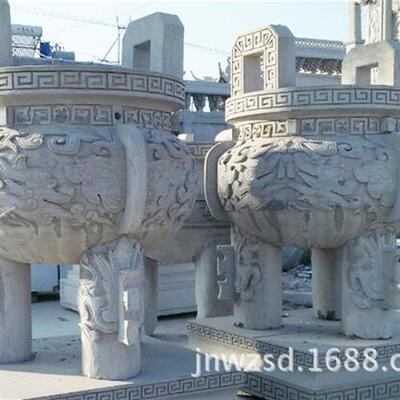 庙宇石头台制作青石石雕供台造价宗祠石刻台子供桌图片大全