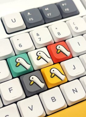 柯尔鸭 矮轴 键帽 客制化机械键盘树脂个性 匹配Keychron K3 键帽