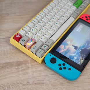 HolyOOPS switch PS4 游戏机手柄 金属透光键帽 CAPS机械键盘键帽