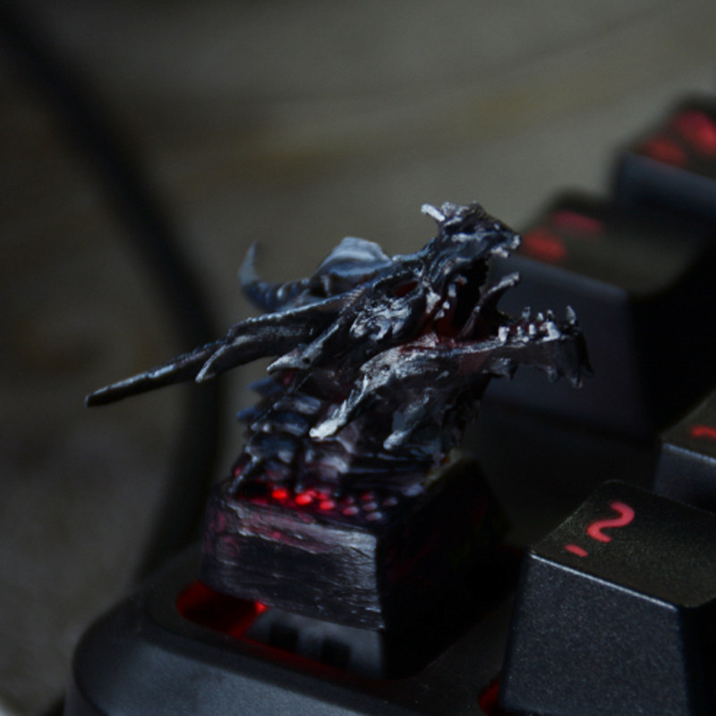 机械键盘 个性键帽  涂装键帽 上古卷轴5 奥杜因 键帽