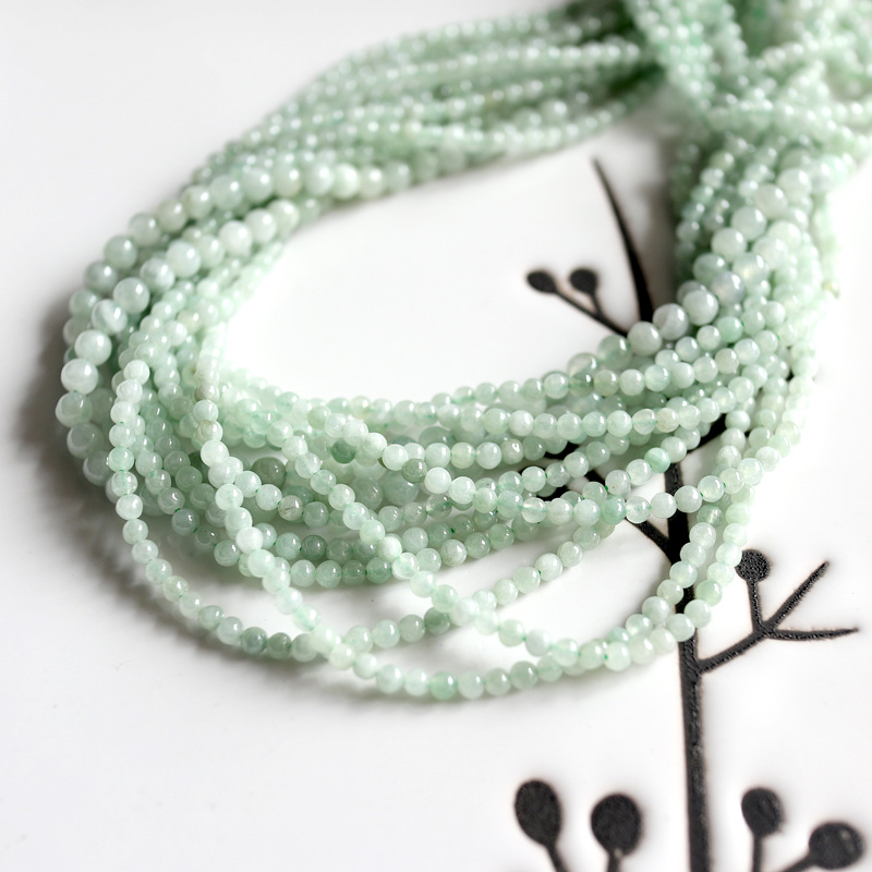 天然小米珠手工玉坠穗子