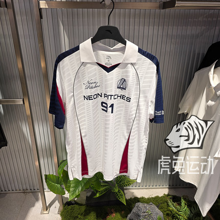 安踏2026夏季新品男女同款球服足球运动翻领polo衫短袖172622103