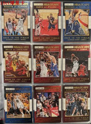 nba球星卡 帕尼尼出品2015-16 Panini hoops系列夺冠之路限量特卡