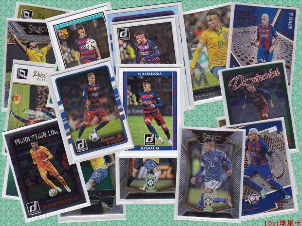 足球纪念收藏品 球星卡 帕尼尼出品 巴西 巴萨 巴塞罗那队 内马尔