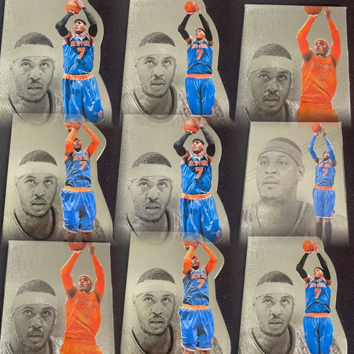 正版篮球NBA球星卡 帕尼尼 银蚀刻特卡尼克斯队卡梅隆 安东尼专场