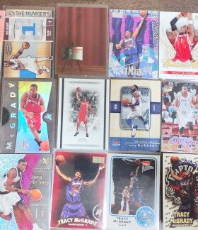 篮球 NBA球星卡 fleer公司 skybox公司 麦迪 麦蒂 普卡特卡新秀卡