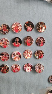 篮球NBA球星卡公牛队迈克尔乔丹美国亚德 1995圆卡系列全套及单卡