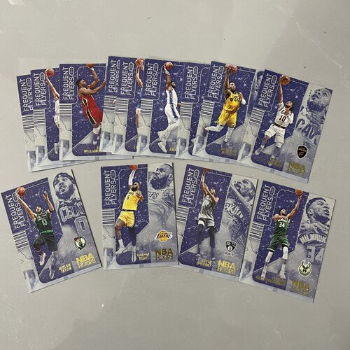 NBA球星卡 帕尼尼 2023-24 hoops 金字雪花版frequent flyers特卡
