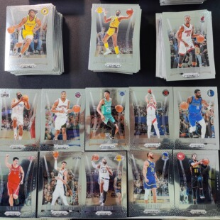 正版nba篮球球星卡 帕尼尼 2023-24prizm复古特卡151-300号麦蒂等