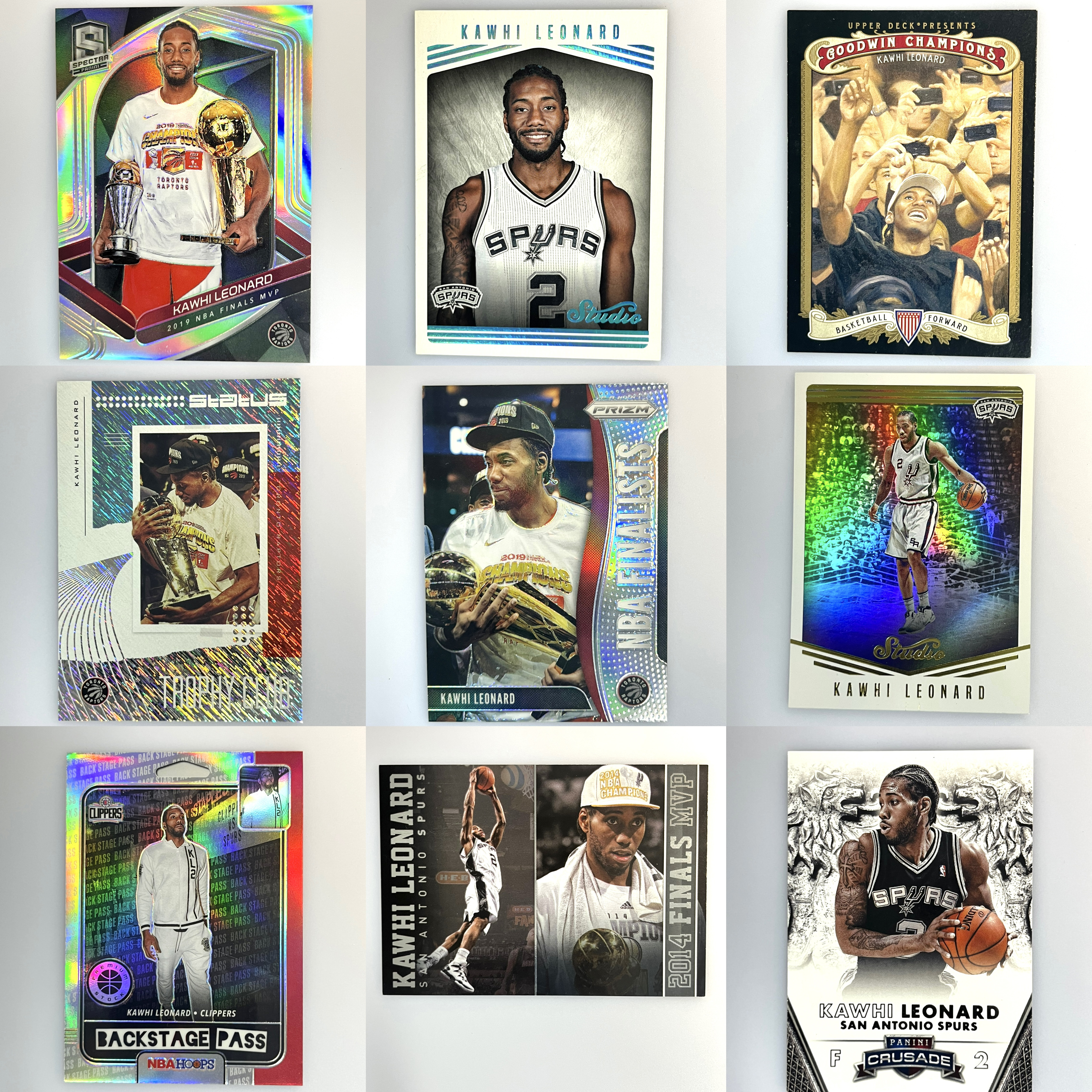 伦纳德球星卡专集（300种）nba篮球 LEONARD 帕尼尼 topps 折射图片