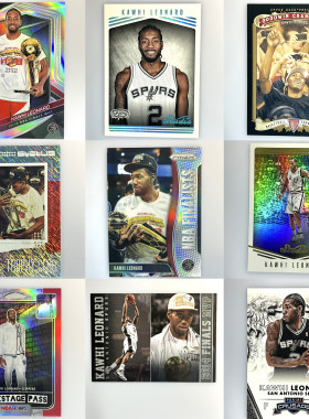 伦纳德球星卡专集（300种）nba篮球 LEONARD 帕尼尼 topps 折射