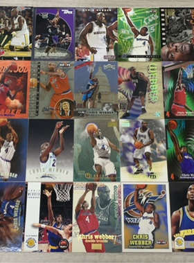 正版篮球NBA球星卡 Skybox fleer 公司 韦伯 普卡及特卡新秀 专场