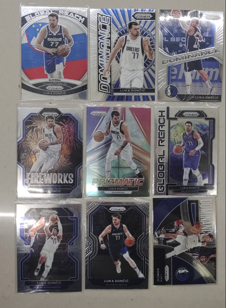 nba球星卡 帕尼尼小牛队prizm东契奇 Luka Doncic 新秀普特实物卡