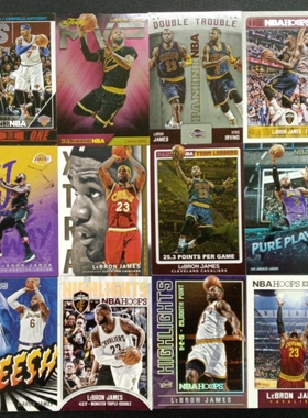 nba球星卡panini热火湖人骑士hoops中亚图勒布朗詹姆斯普特卡专集