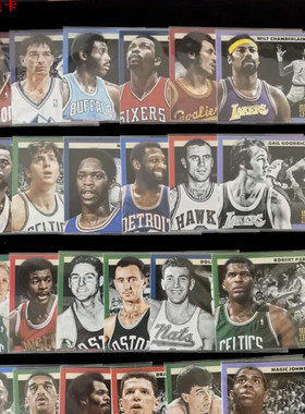nba球星卡 1213 panini Basketball系列 Heroes of the Hall 特卡