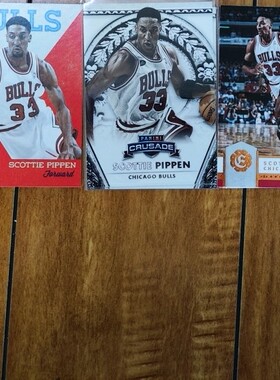 NBA球星卡 帕尼尼公司 公牛队   皮蓬  scottie pippen 专集
